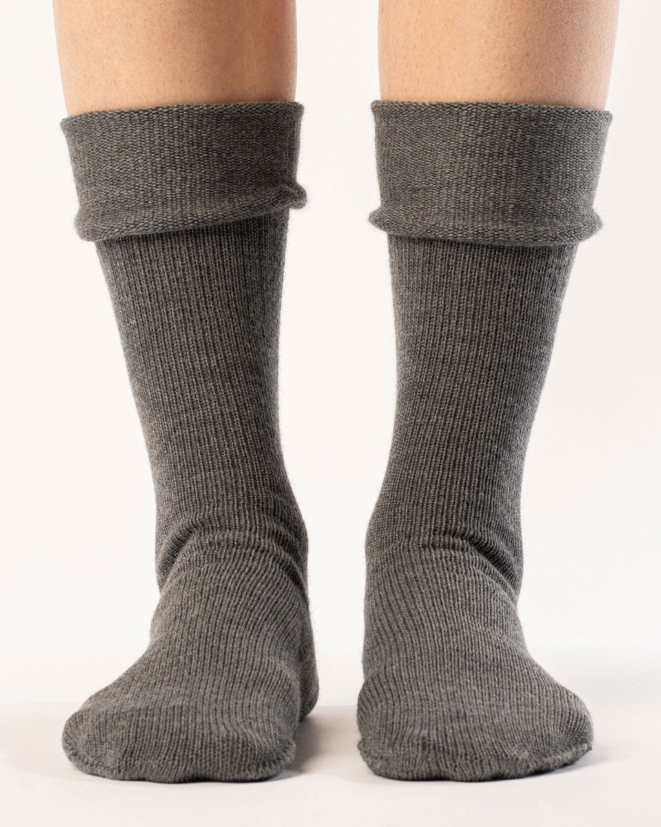 Women's Knit Socks Merino Dark Gray Women's Knit Socks Merino Dark Gray