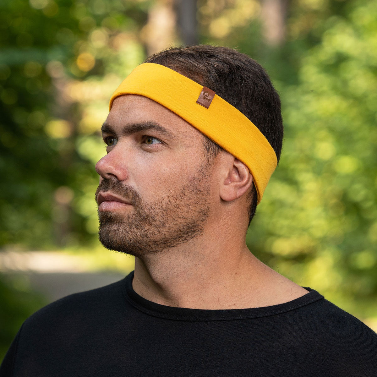 Men's Headband 160 Merino Power Mango Yellow