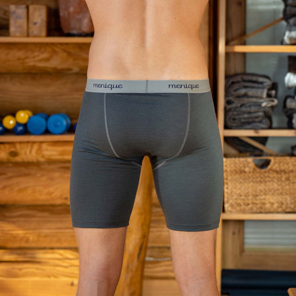 Mens Merino Wool Boxer Briefs Soft, Moisture Breathable, And Comfy