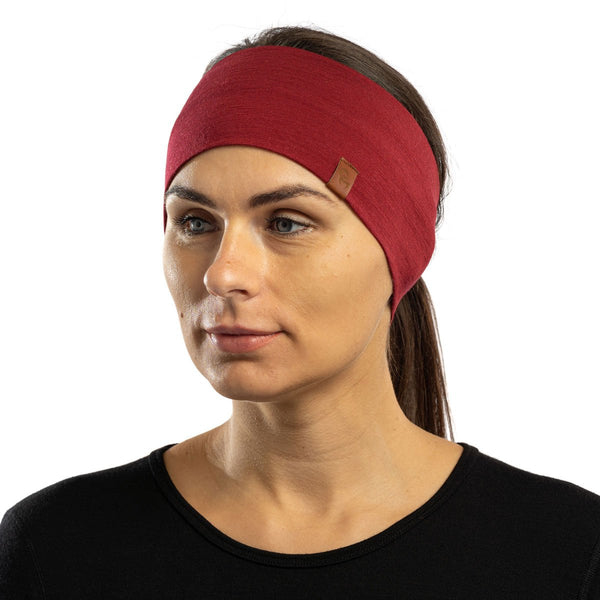 Menique Men's Headband 160 Merino Power Mango