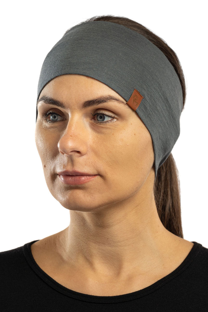 Merino Wool Reversible Headbands for Men & Women