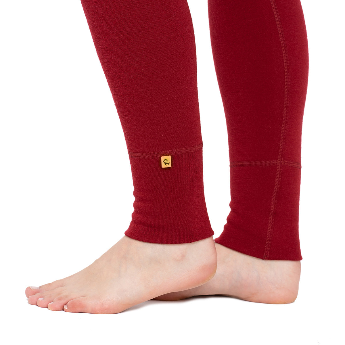 Merino Wool Red Coloured Tights