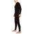 menique Men's Merino 160 Long Sleeve Set Black Color
