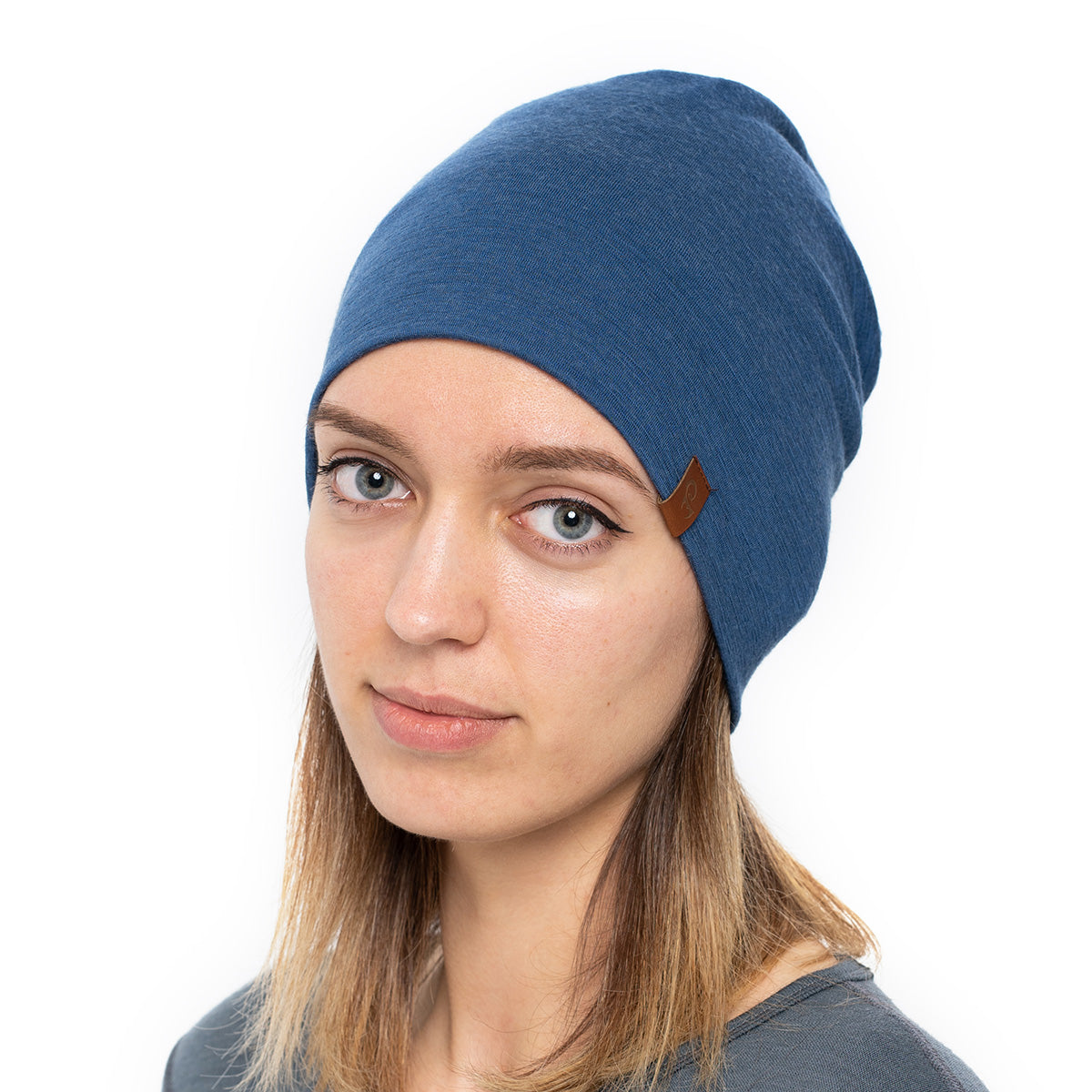 menique Women's Slouchy Beanie Warm Ski Hat 100% Merino Wool (One Size,  Black) : : Fashion