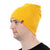 menique 	Men's Merino Beanie Hat Power Mango Color